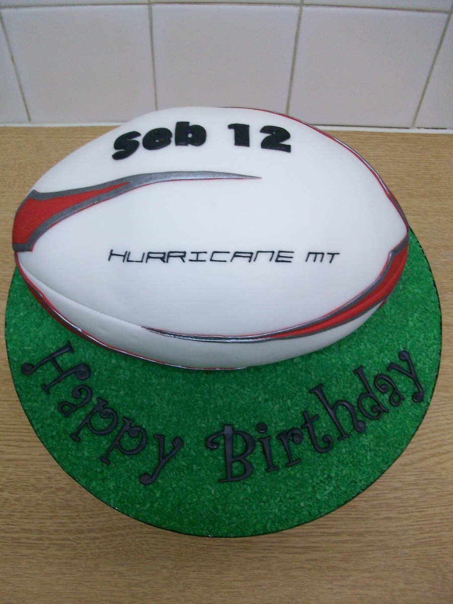 Rugby Ball Cake