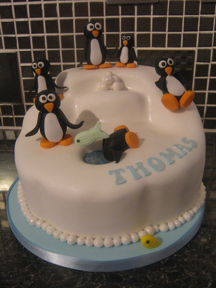 Penguin Iceberg Cake Cakecentral Com
