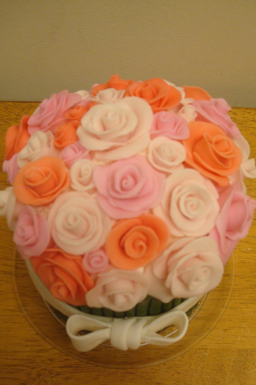 Bouquet Of Roses Cake