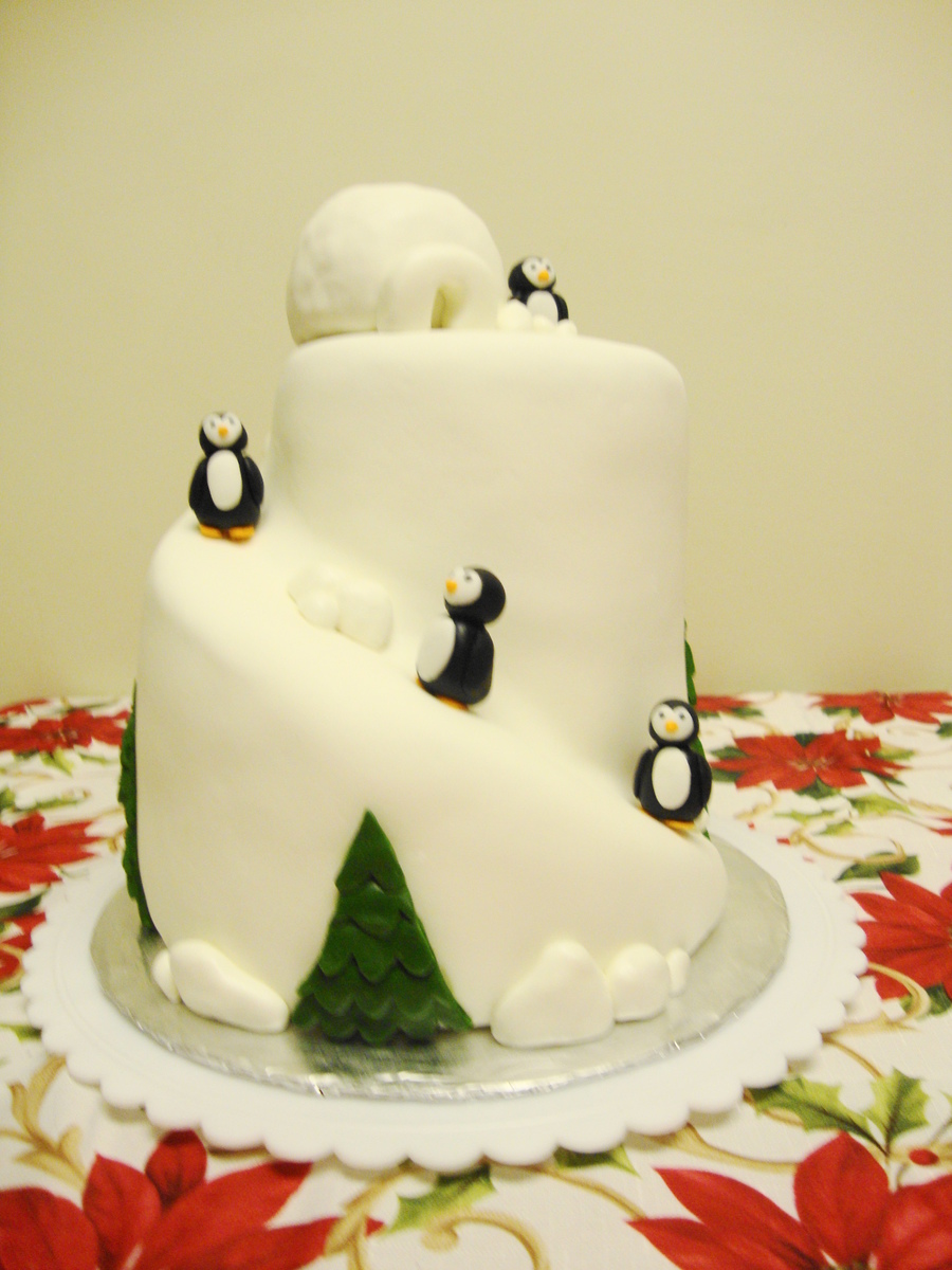 Penguins & Igloo Cake