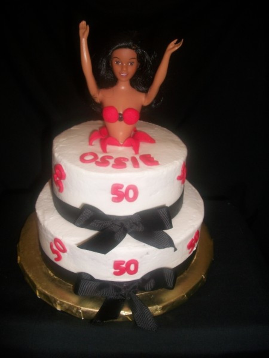 Lady Jumping Out Of Cake