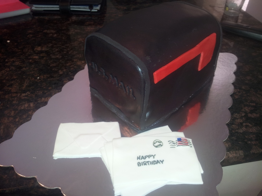 Mailbox Cake