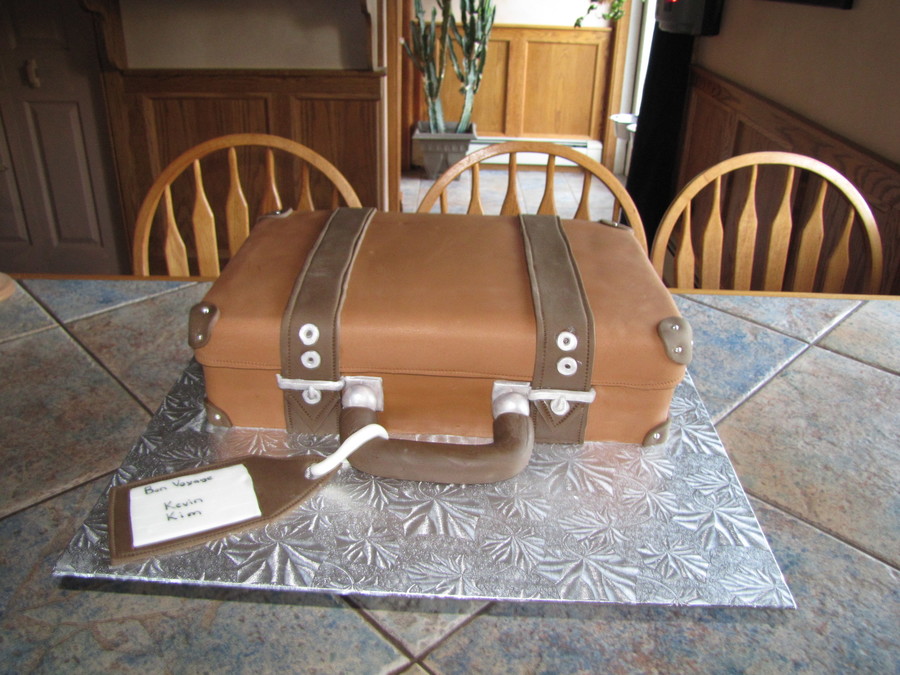 Suitcase Cake