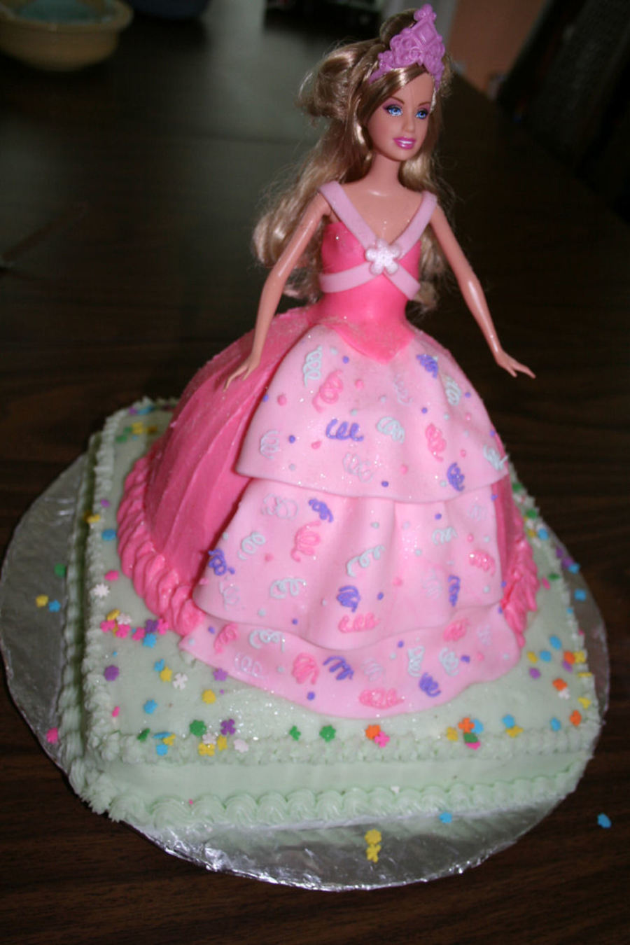 Pink Barbie Cake - CakeCentral.com