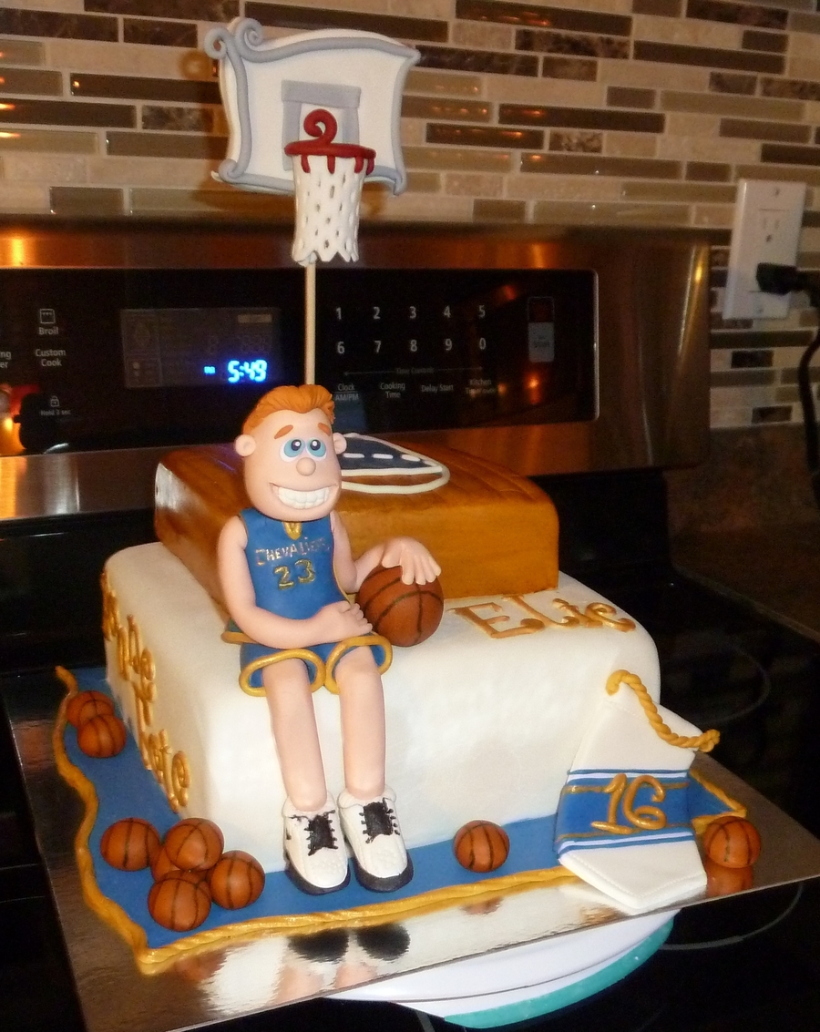 Basketball Fondant Cake