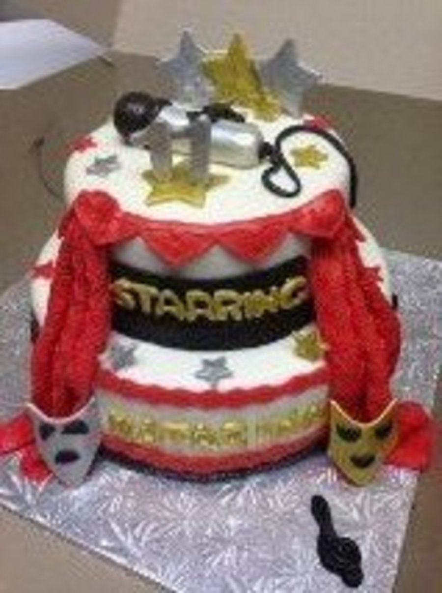 Drama Theater Themed Cake Drama Theater Themed Cake