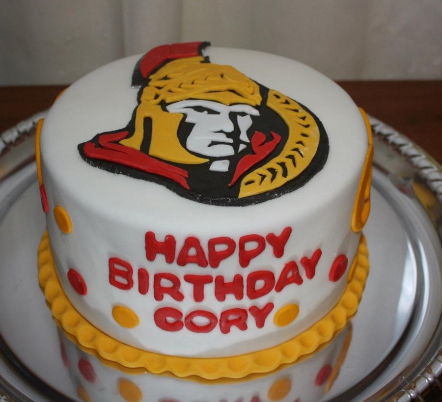 Ottawa Senators Cake