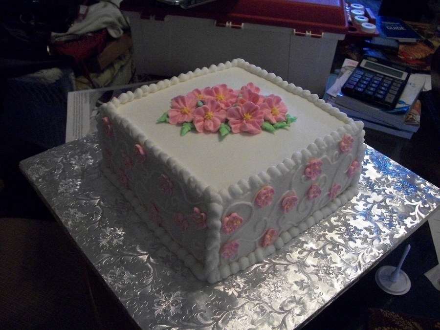 Cake From Wilton Flower And Cake Design Book