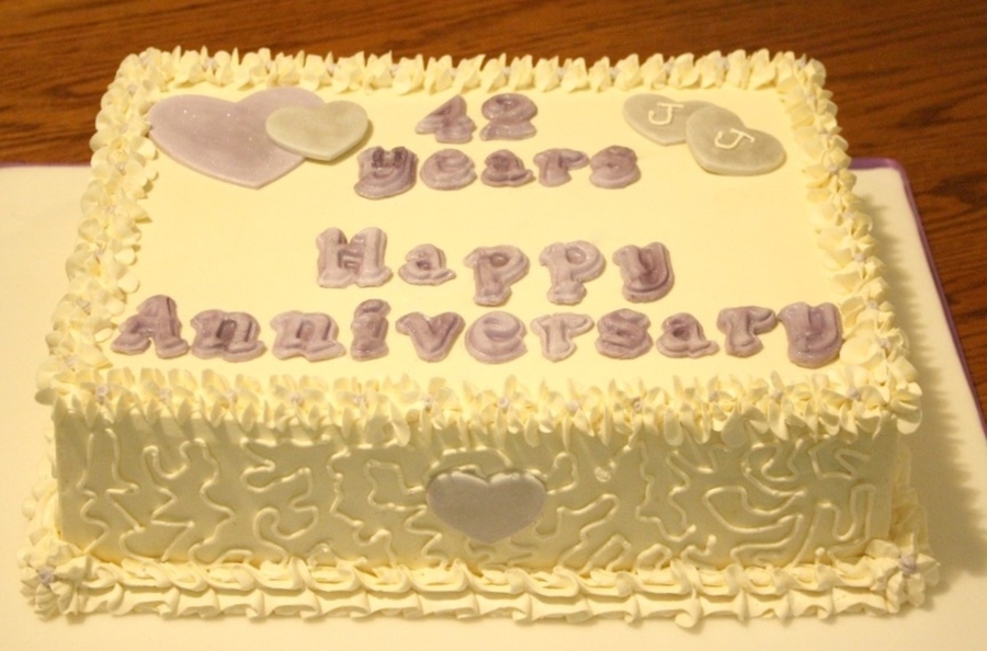 My Parent's Anniversary Cake