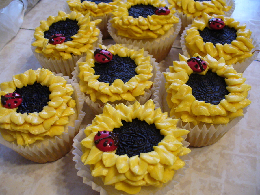Sunflower Cupcakes