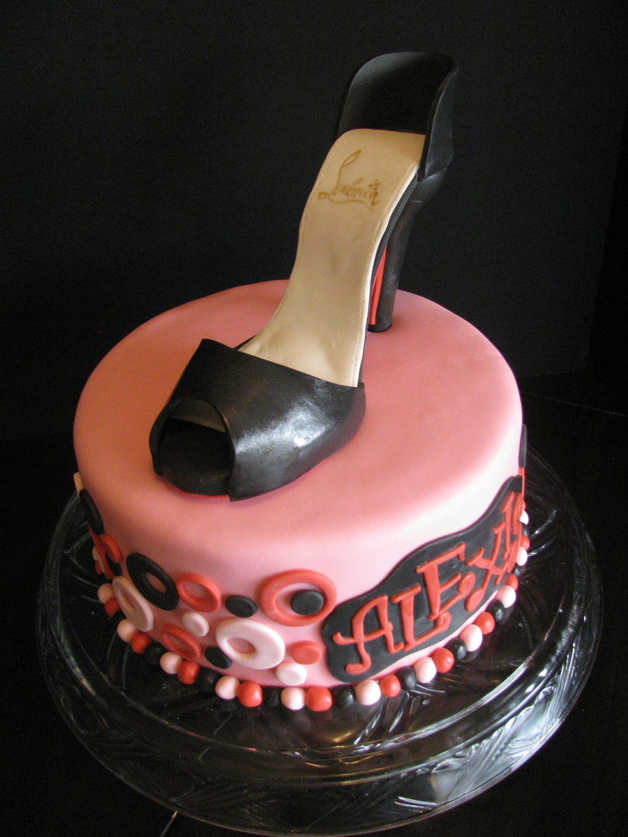 Christian Louboutin Shoe Cake
