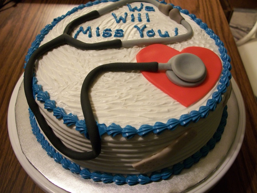 School Nurse Retirement Cake