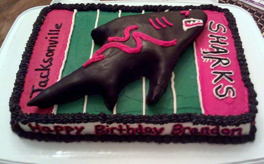 Jacksonville Sharks Cake