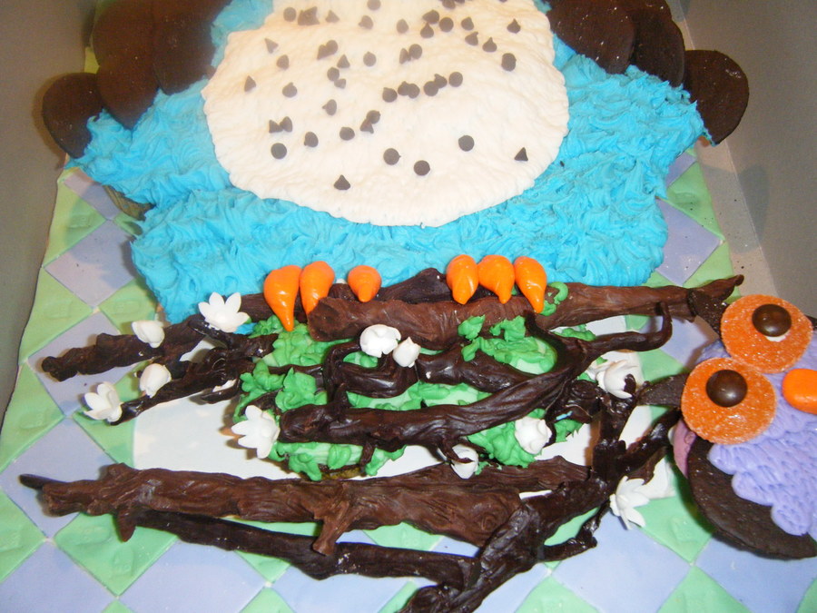 Inspiration From Disneys Family Fun Magazine But With Flair Three Different Flavor Cakes And Icings Twigs Sculpted By Hand Mont Chocolate Modeling