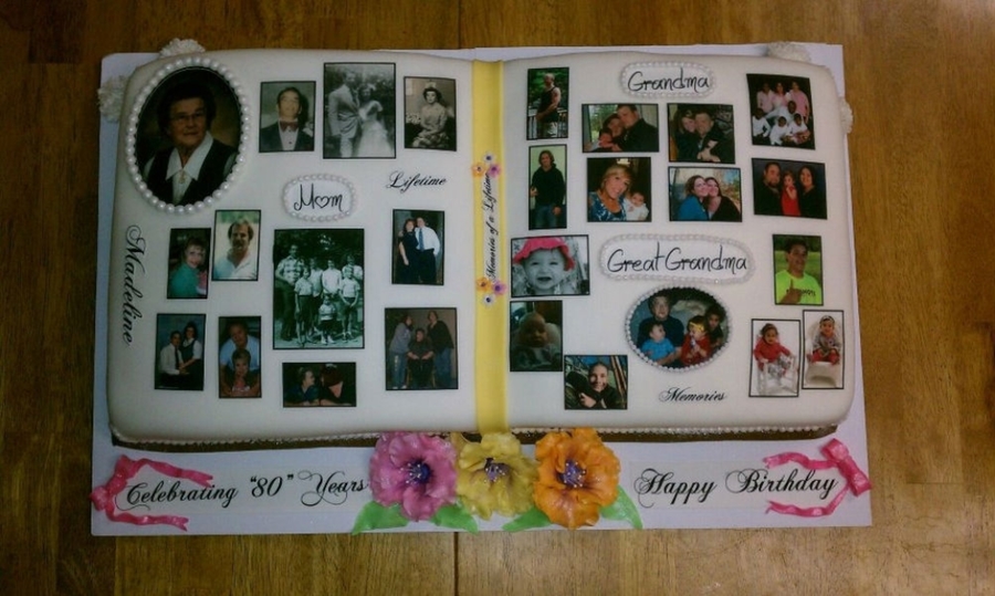 Photo Album Cake