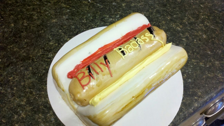 Hot Dog Cake