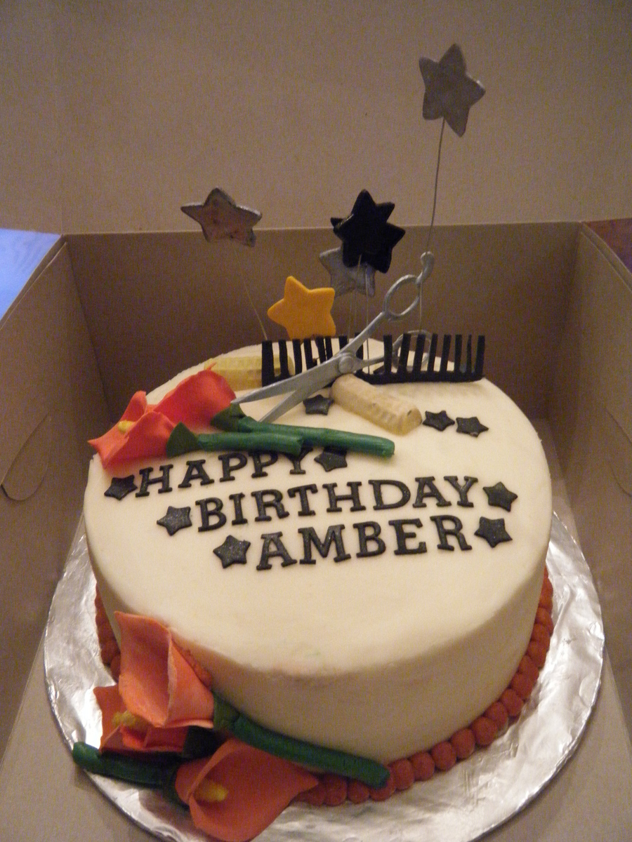 Hair Stylist Themed Cake Cakecentral Com