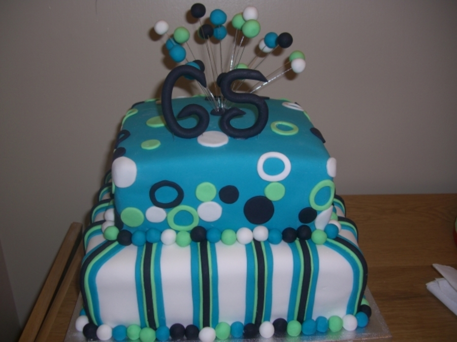 65Th Birthday Cake - CakeCentral.com