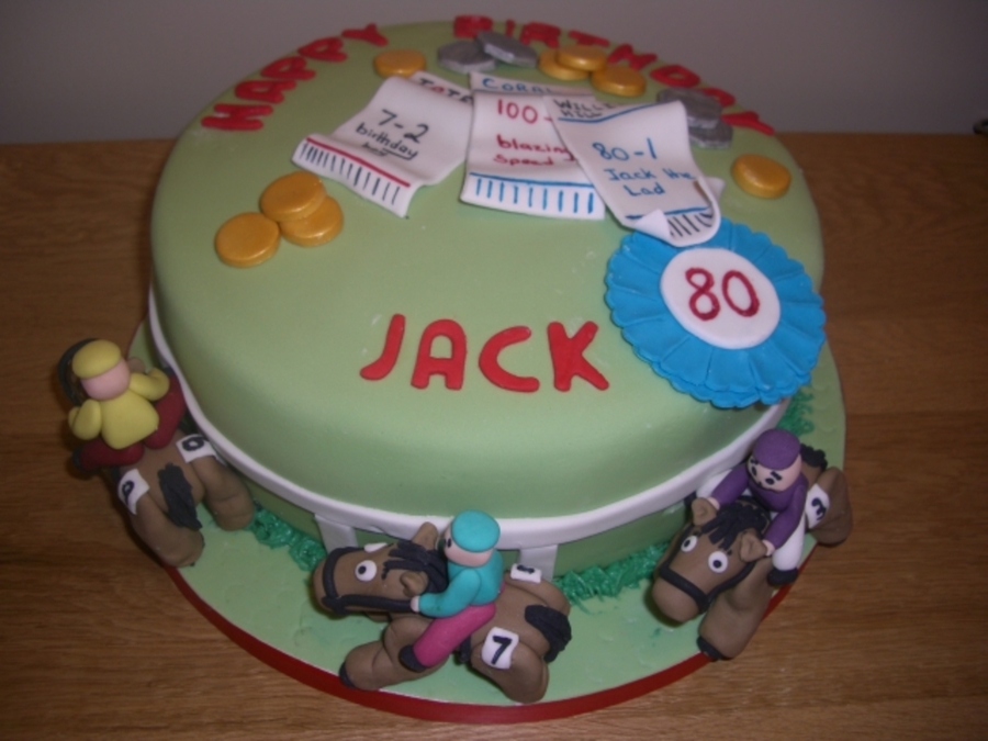 Horse Racing Cake - CakeCentral.com