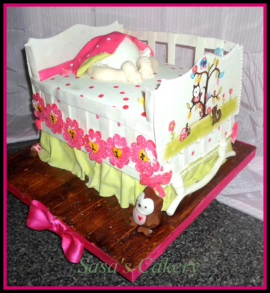 Baby Crib Cake