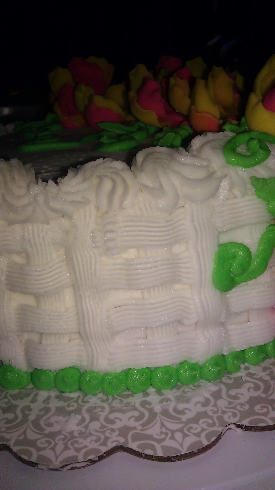 Final Cake Wilton Flowers And Cake Desing Class