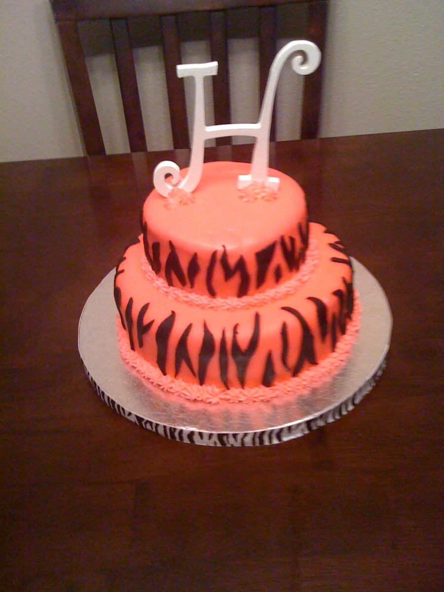 Pink Zebra Cake