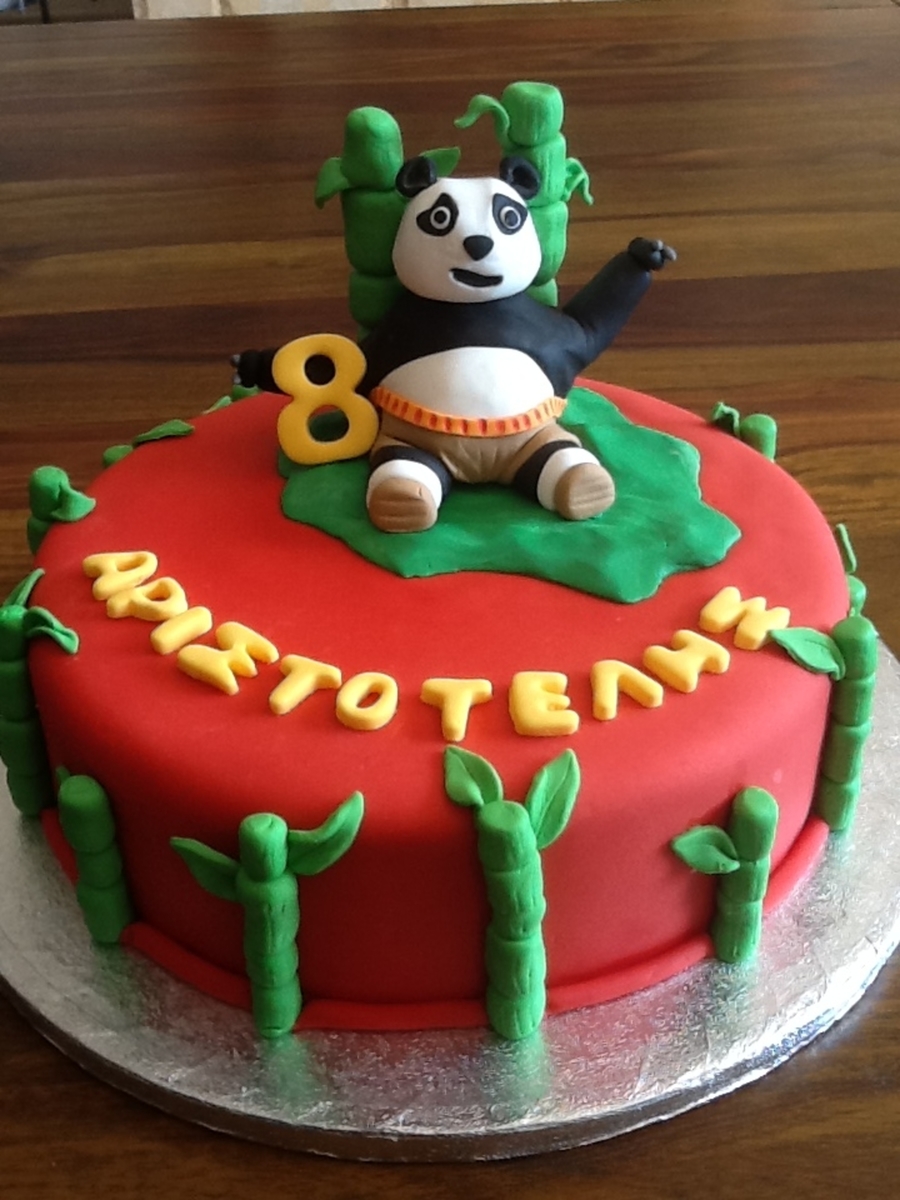 Kung Fu Panda Cake