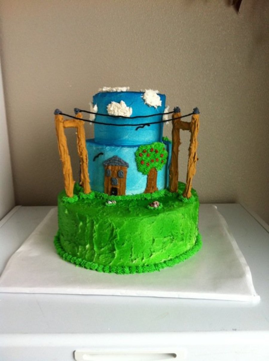 Electrical Lineman Graduation Cake