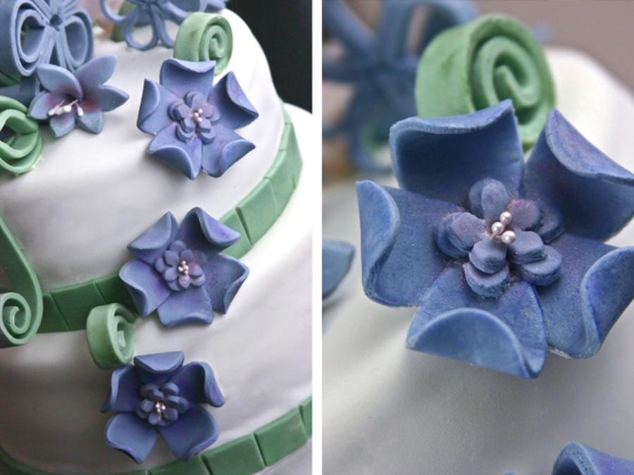'quilled' Cake