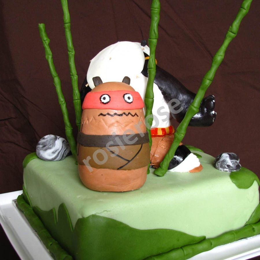 Kung Fu Panda Cake (Back)