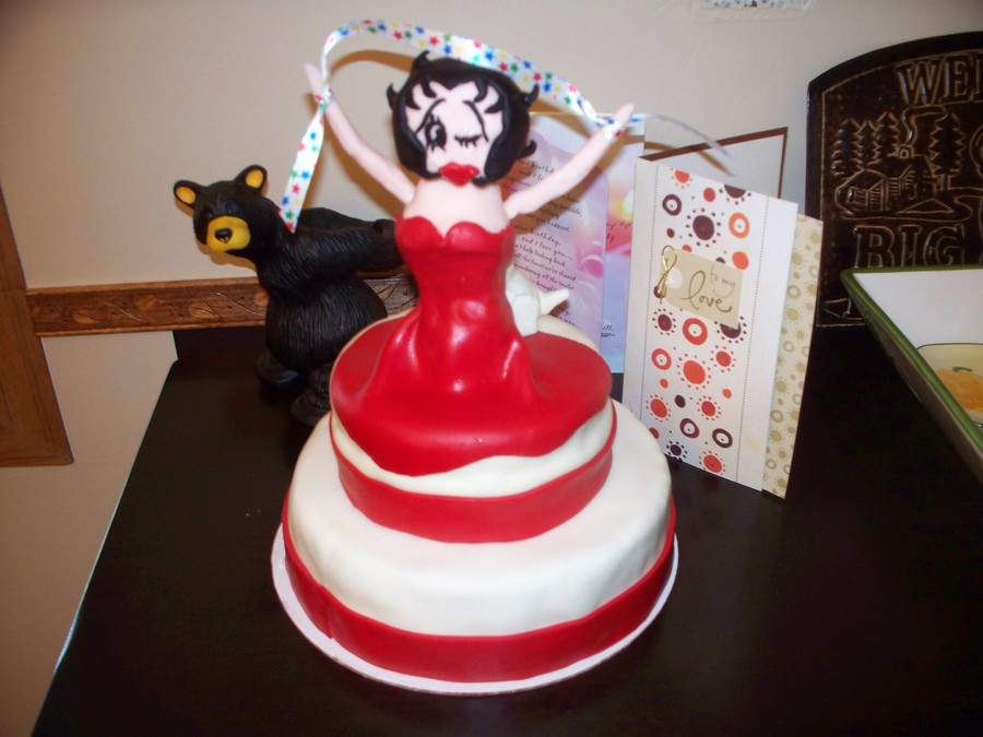 Bart S Betty Boop Birthday Cakecentral Com