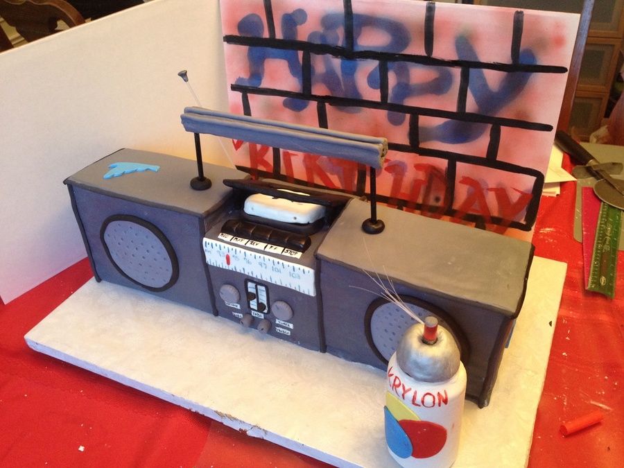 Boombox Cake
