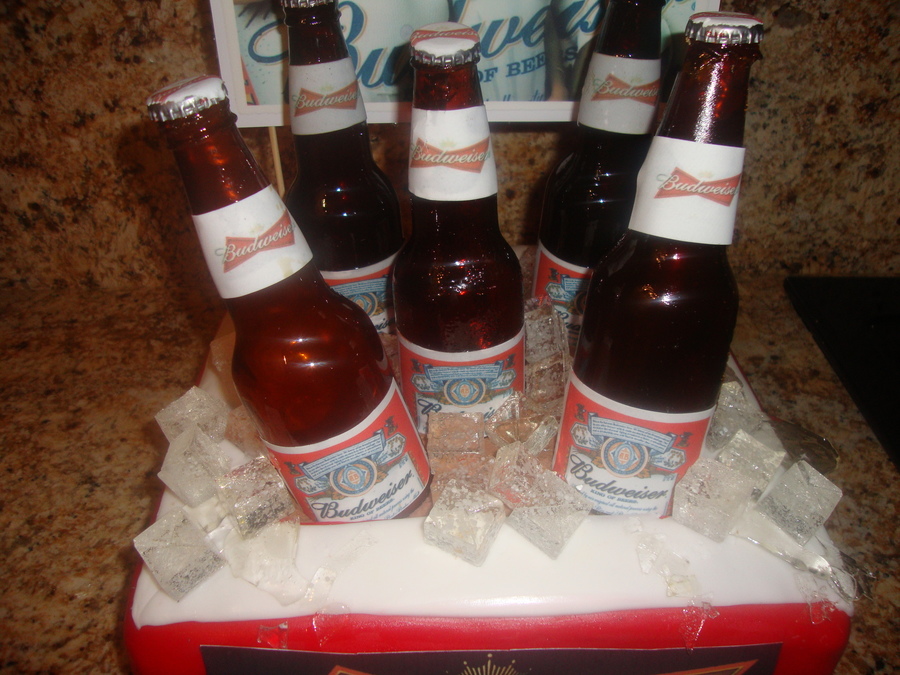 All Edible Beer Cooler Cake