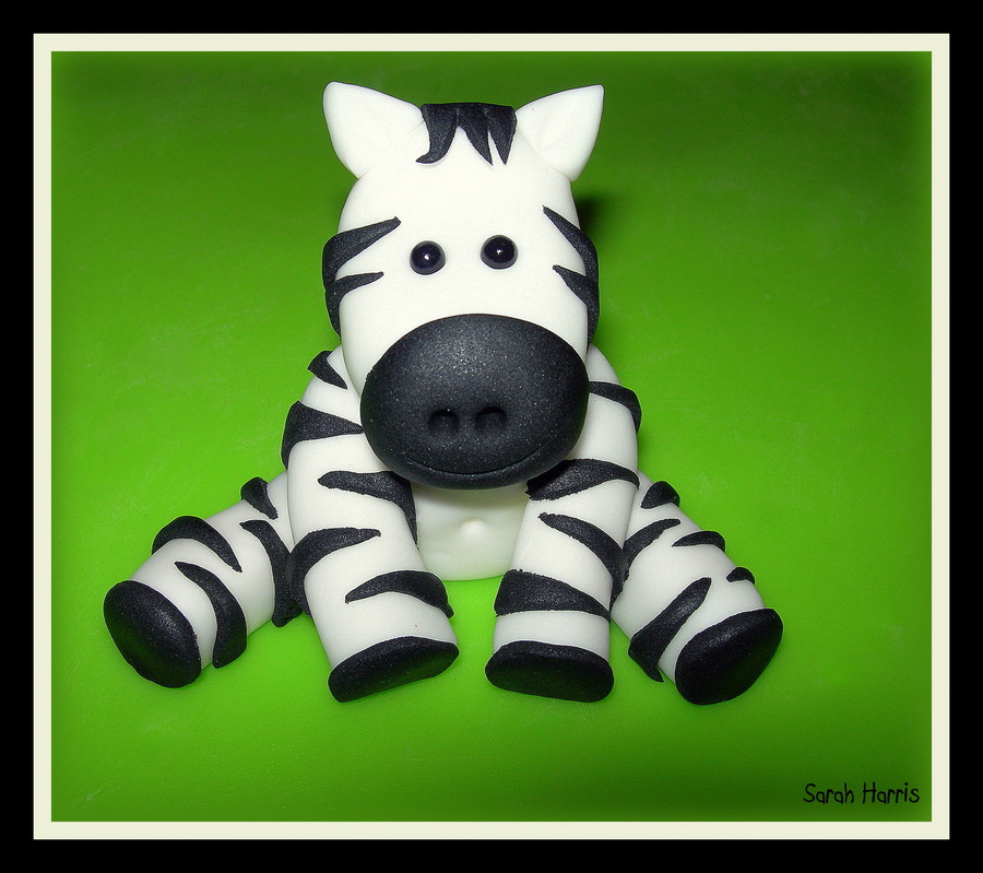 Fondant Zebra