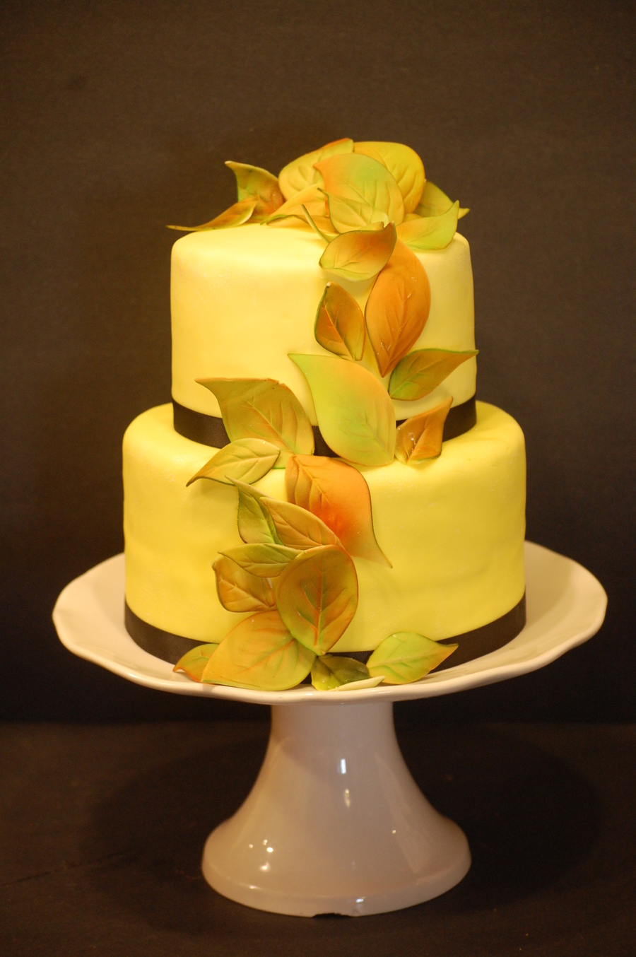 Fall Leaf Cake