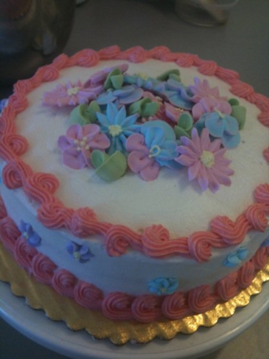 Simple Flower Cake