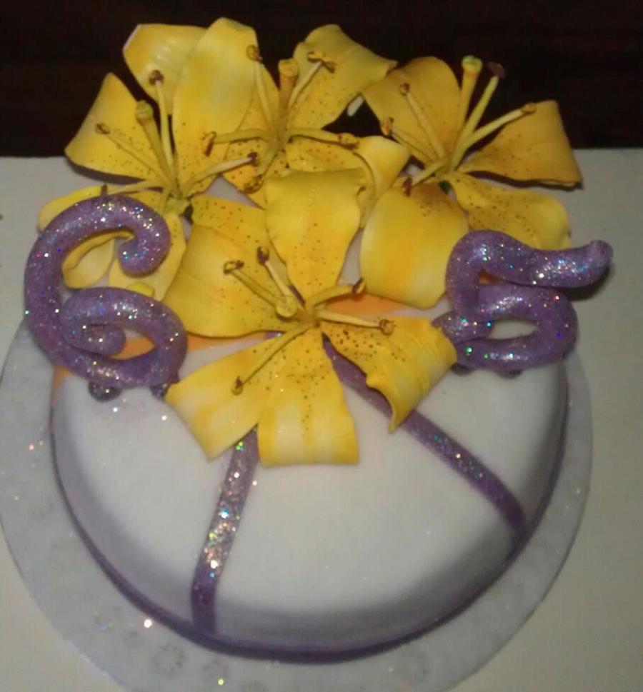65Th Birthday Cake - CakeCentral.com