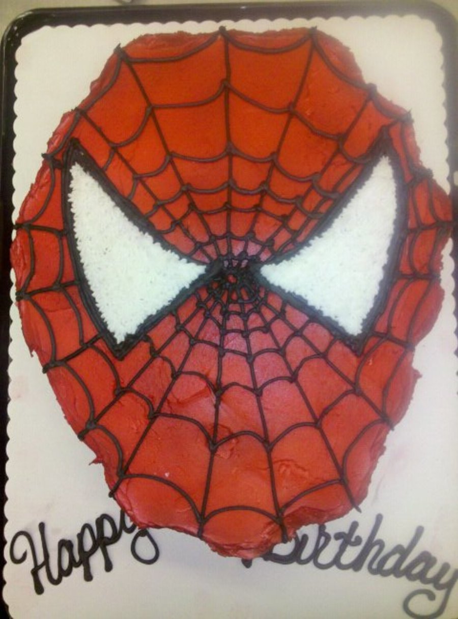 Spiderman Cupcake Cake