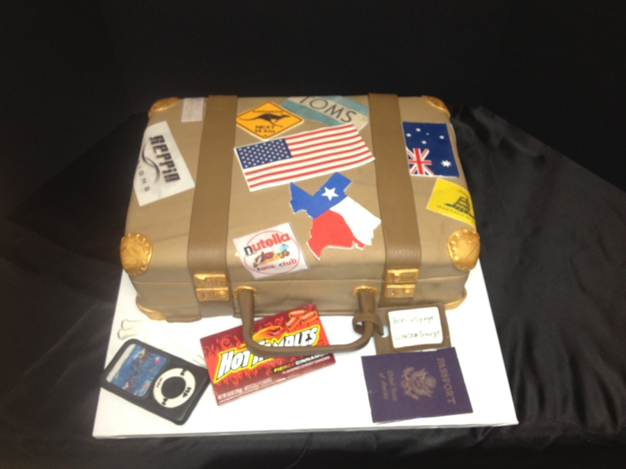 Suitcase Cake