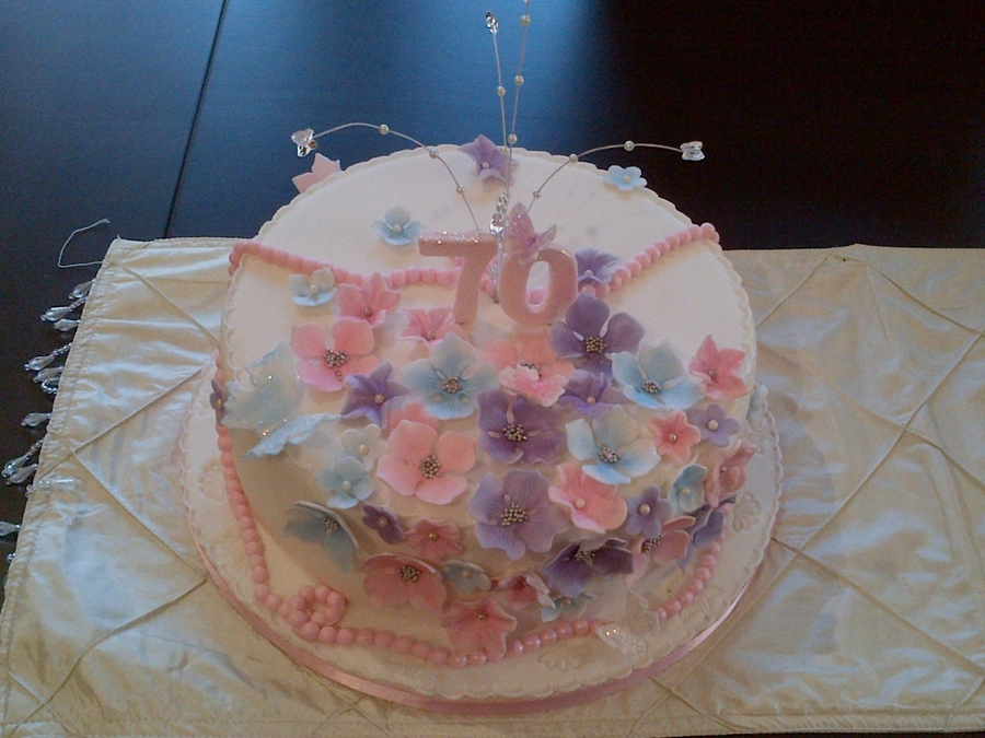 Floral Birthday Cake