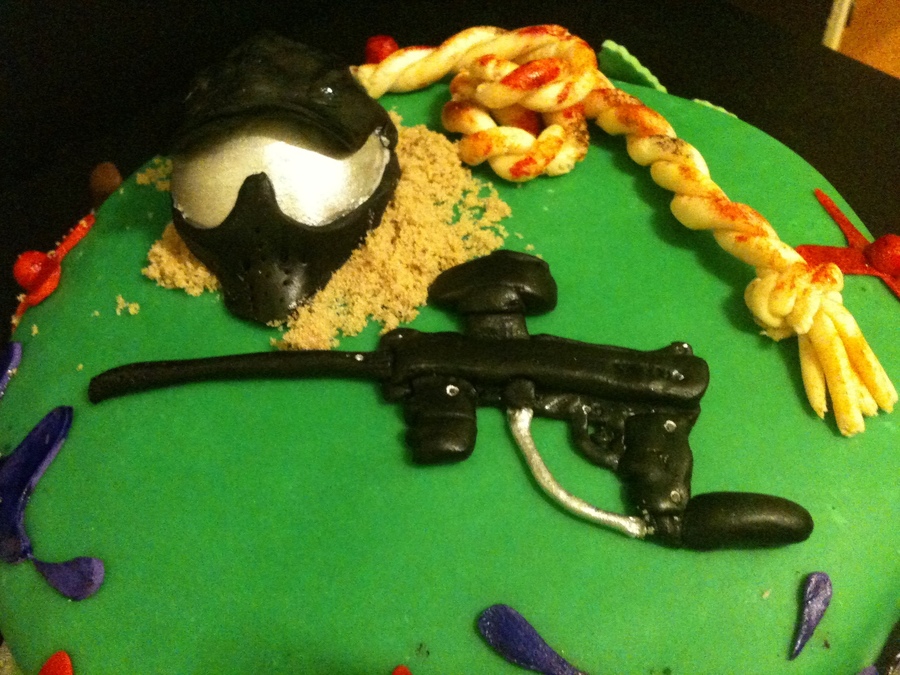 Paintball Cake