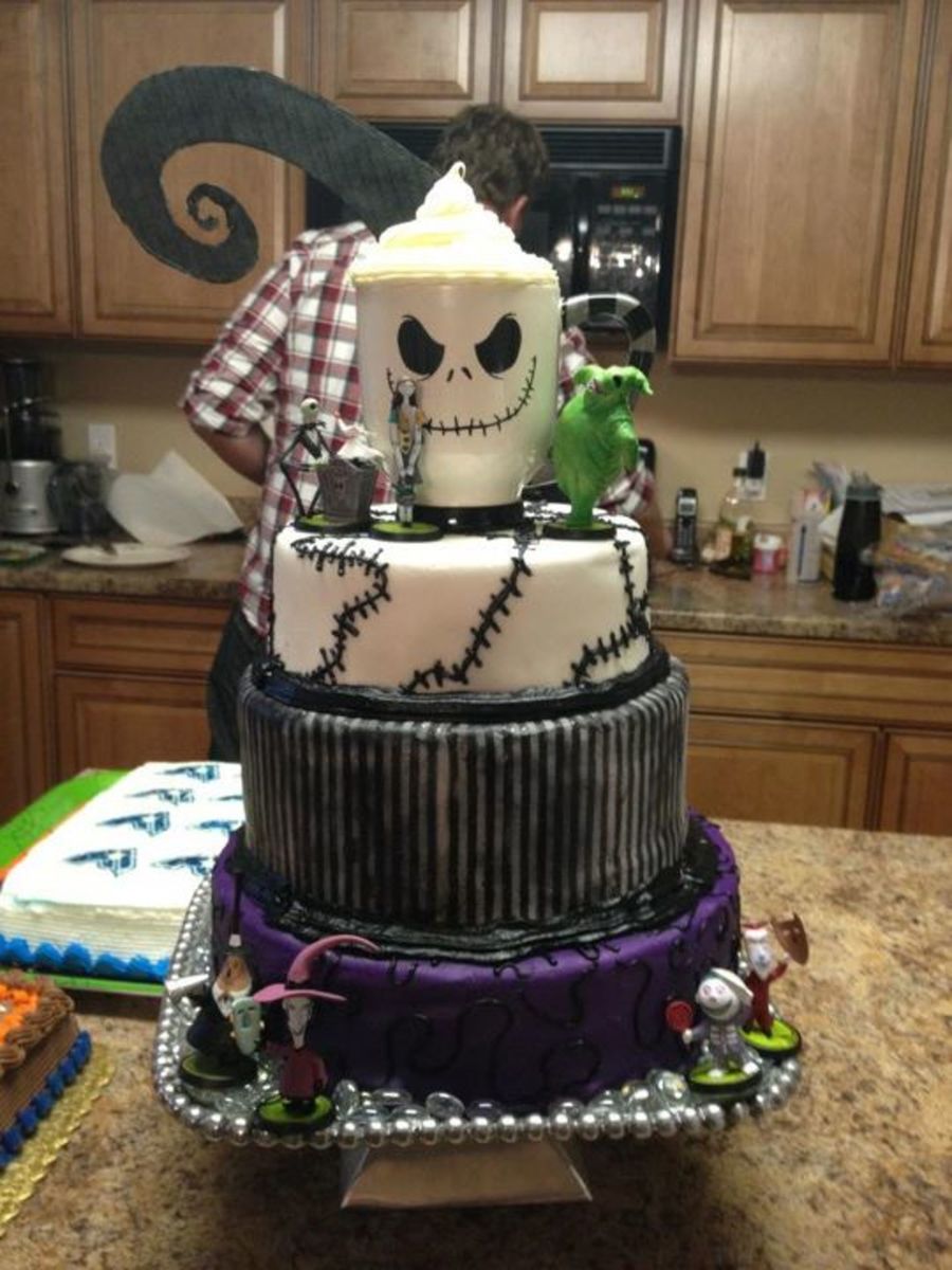 Nightmare Before Christmas Cake CakeCentral