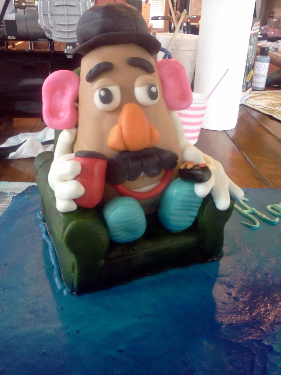 Mr. Potato Birthday Cake - CakeCentral.com