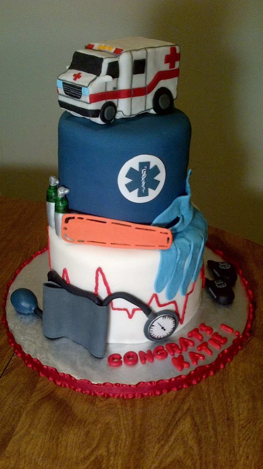 Emt Graduation Cake