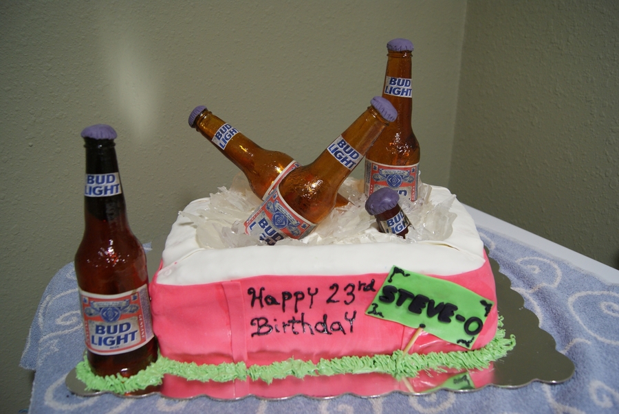 Beer Cooler Cake