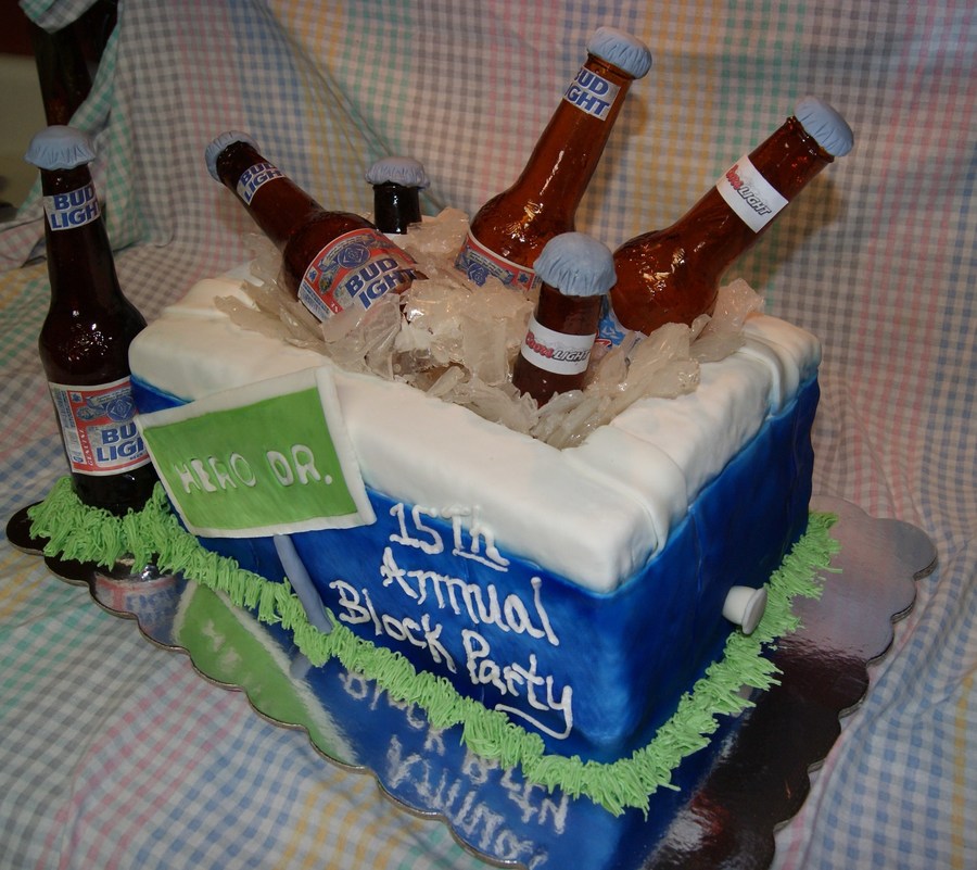 Beer Cooler Cake