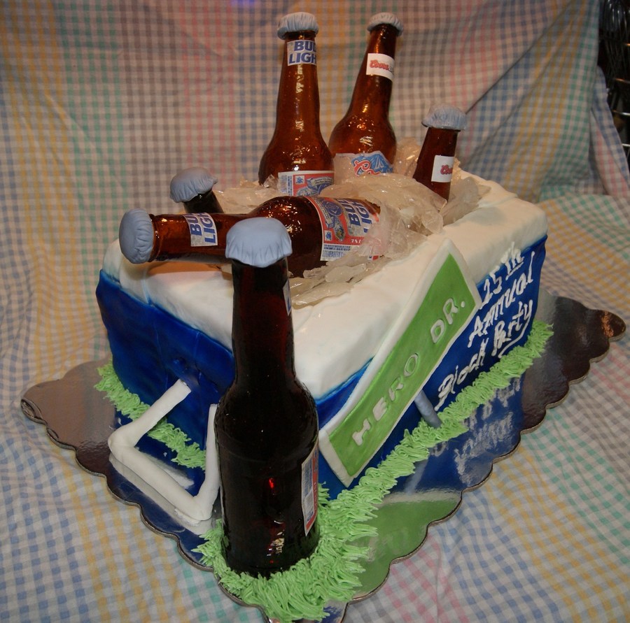 Beer Cooler Cake