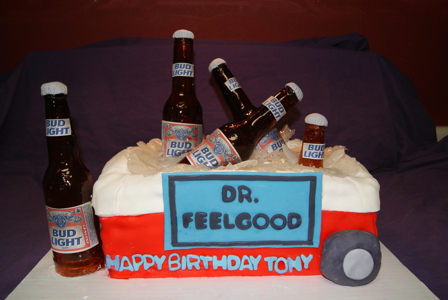 Beer Cooler Cake