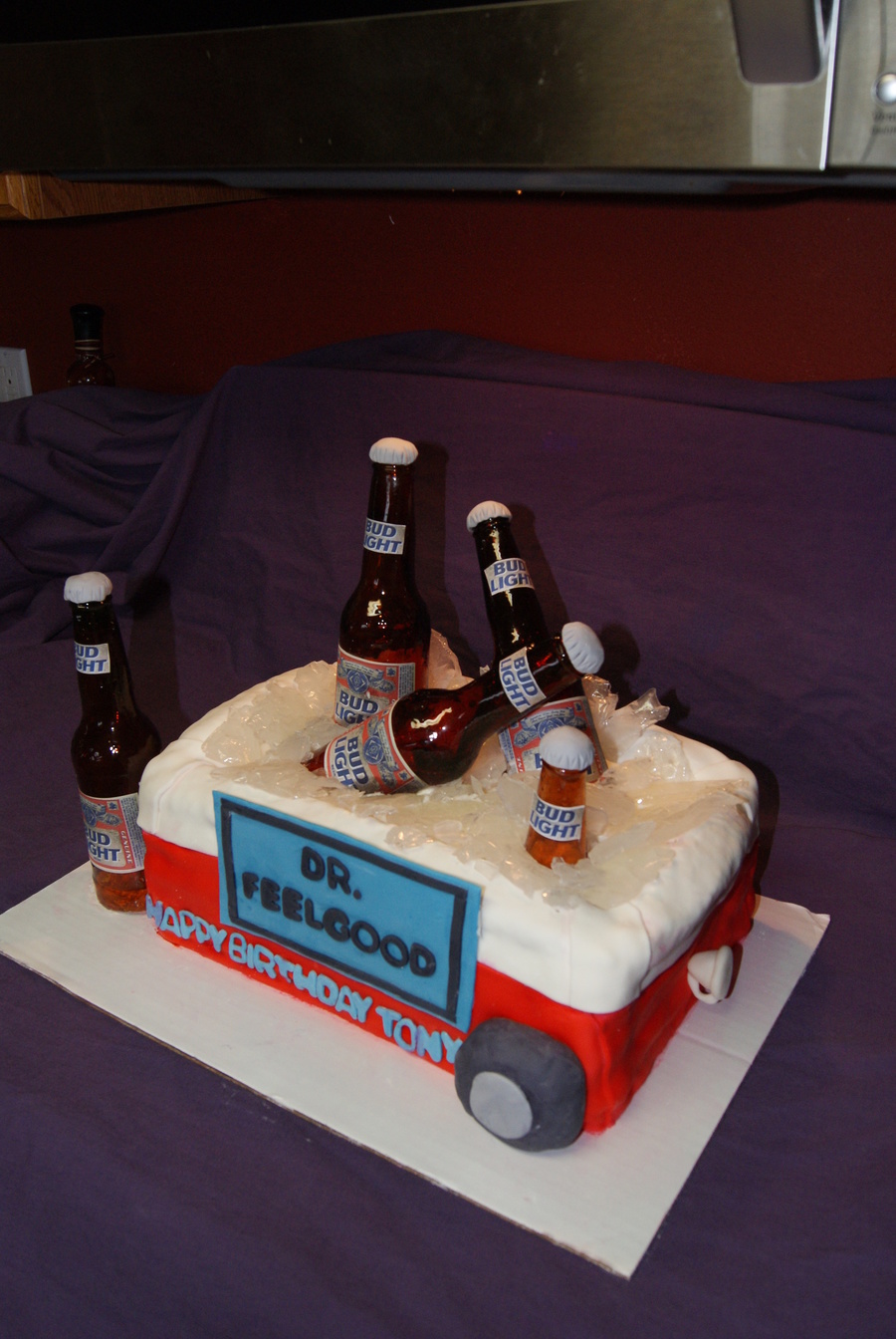 Beer Cooler Cake