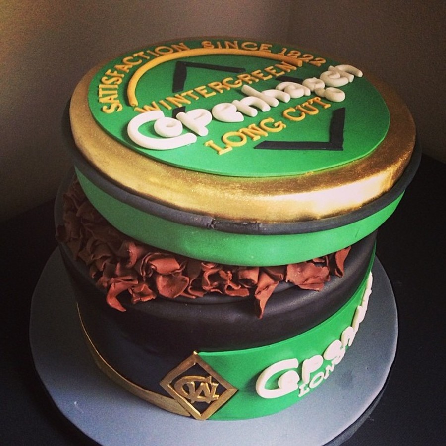 Copenhagen Dip Can Cake Copenhagen Dip Can Cake